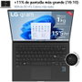LG Gram 14Z90S-G.AD78B Intel Core Ultra 7, 32 GB RAM, 1 TB SSD, 14 pulg, Negro